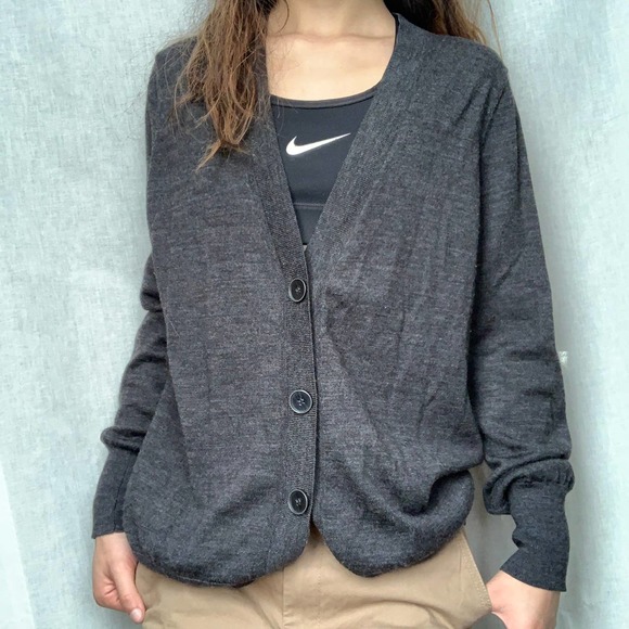 LOFT Sweaters - Grey Loft Cardigan Sweater🤍⚡️
